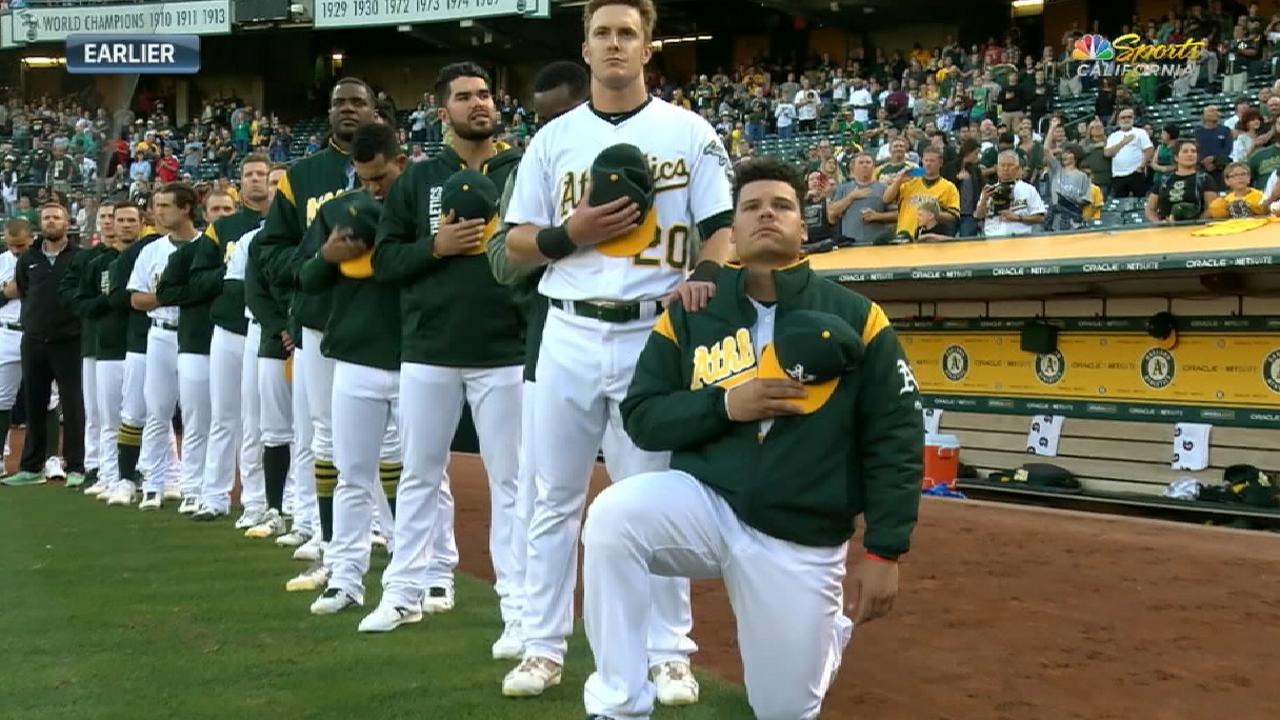 Anonymous MLB Executive Says Bruce Maxwell Is Out Of Baseball For Kneeling During Anthem