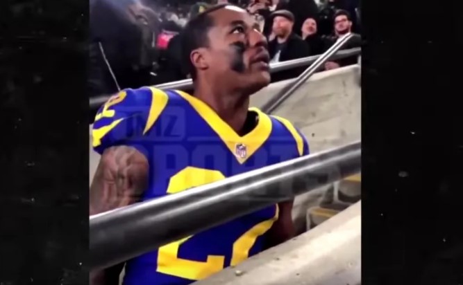 Rams’ Marcus Peters Gets Into It With Heckler During Game