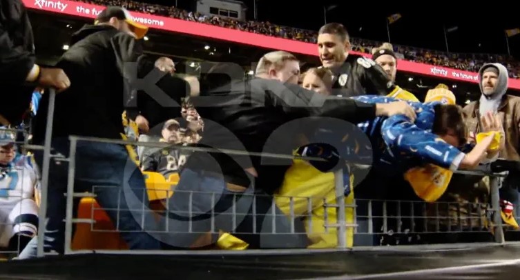 Steelers Fan Chokes Pregnant Chargers Fan During Scuffle
