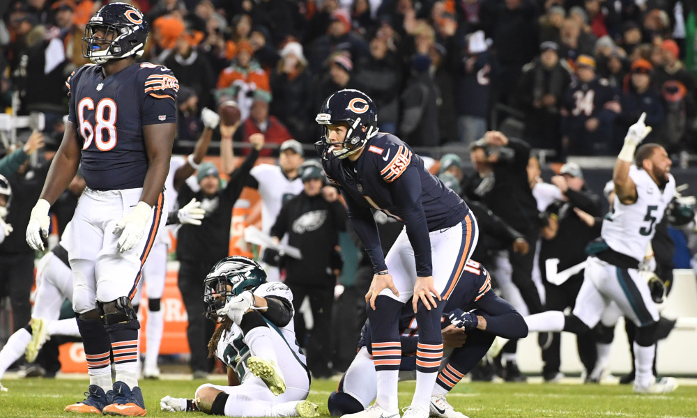 Eagles Win After Bears Kick Cody Parkey Misses Game Winning Field Goal