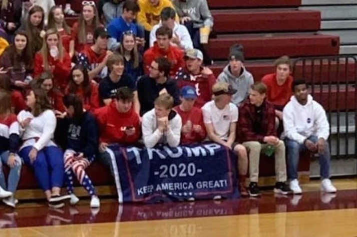 High School Students Bring Trump Flag To Basketball Game Against Predominantly Black School