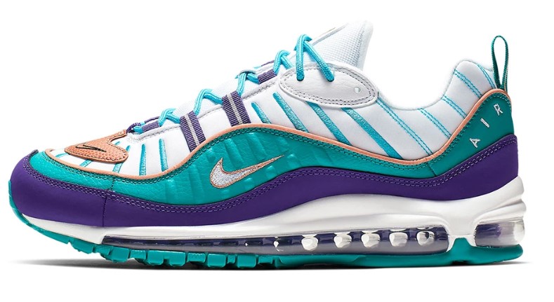Nike Reworks the Air Max 98 In a Charlotte Hornets-Inspired Colorway