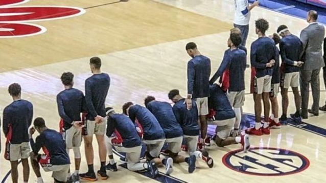 Six Ole Miss Players Take Knee During Anthem Before Game Against Georgia