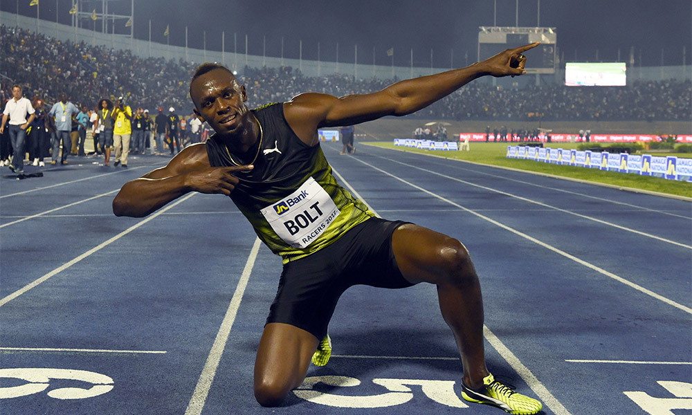 Usain Bolt Tied NFL Combine Record Holder John Ross With A 4.22-Second 40-Yard Dash