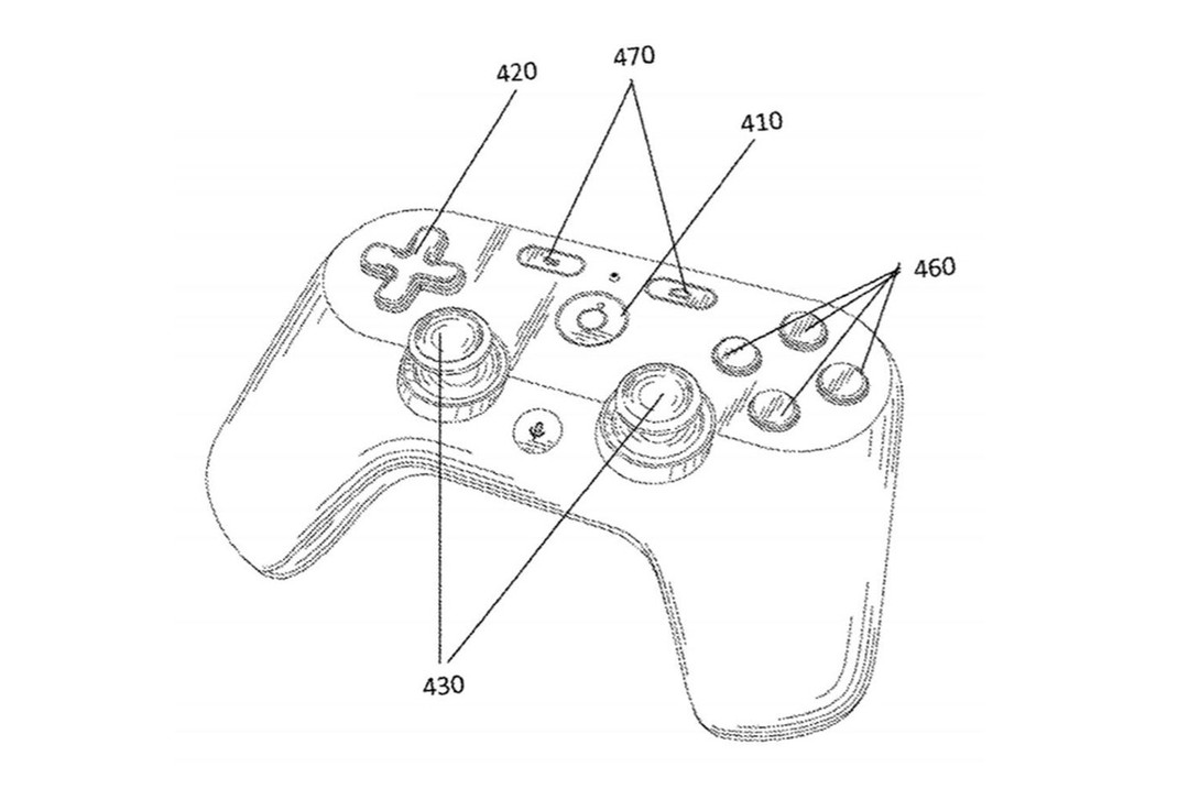 Google Patents Controller For Their Upcoming Gaming Console