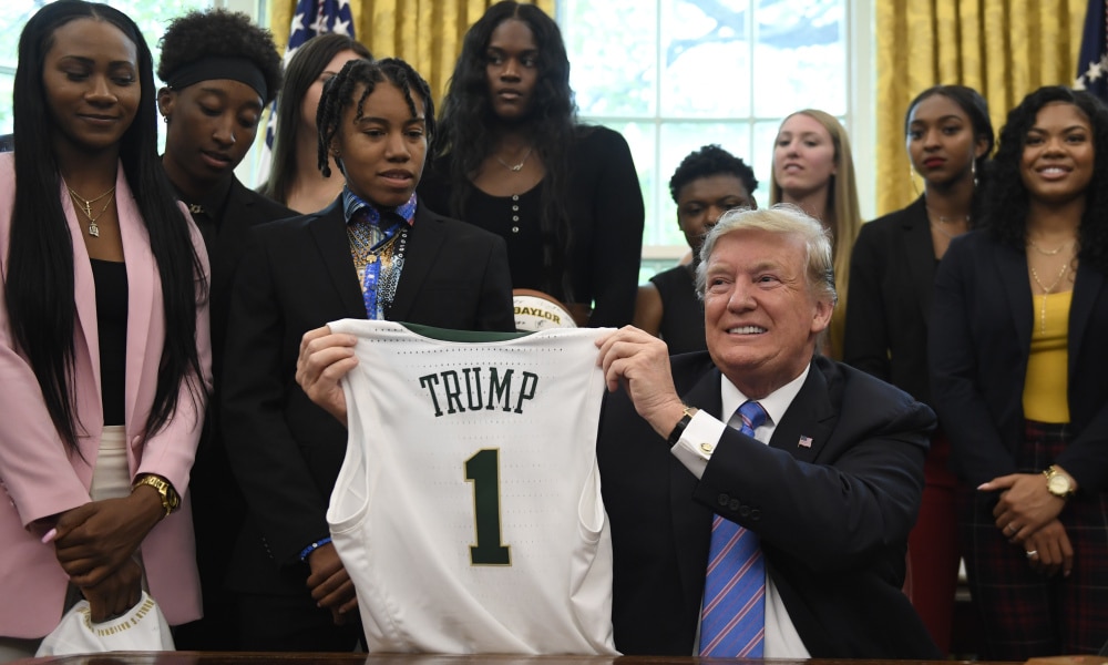 Donald Trump Treats Baylor Lady Bears Basketball Team Fast Food Again During White House Visit