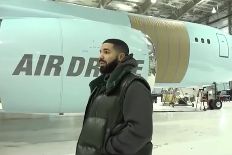 Drake Reveals New “Air Drake” Jumbo Jet