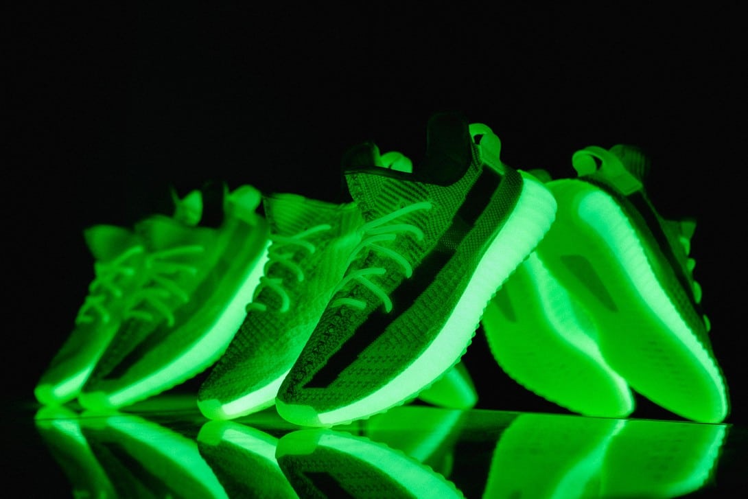 A Look At The New “Glow-In-The-Dark” adidas YEEZY BOOST 350 V2