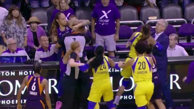 Wild WNBA Fight Involves Brittney Griner Throwing Punches