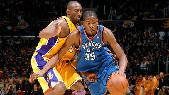 When Kevin Durant Went Up Against Kobe Bryant In His Playoff Debut