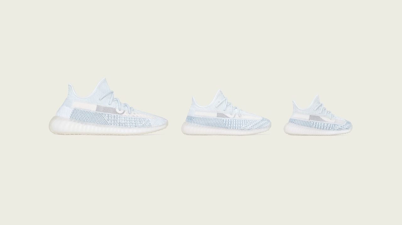 adidas YEEZY BOOST 350 V2 “Cloud White” Releasing in Full Family Sizing