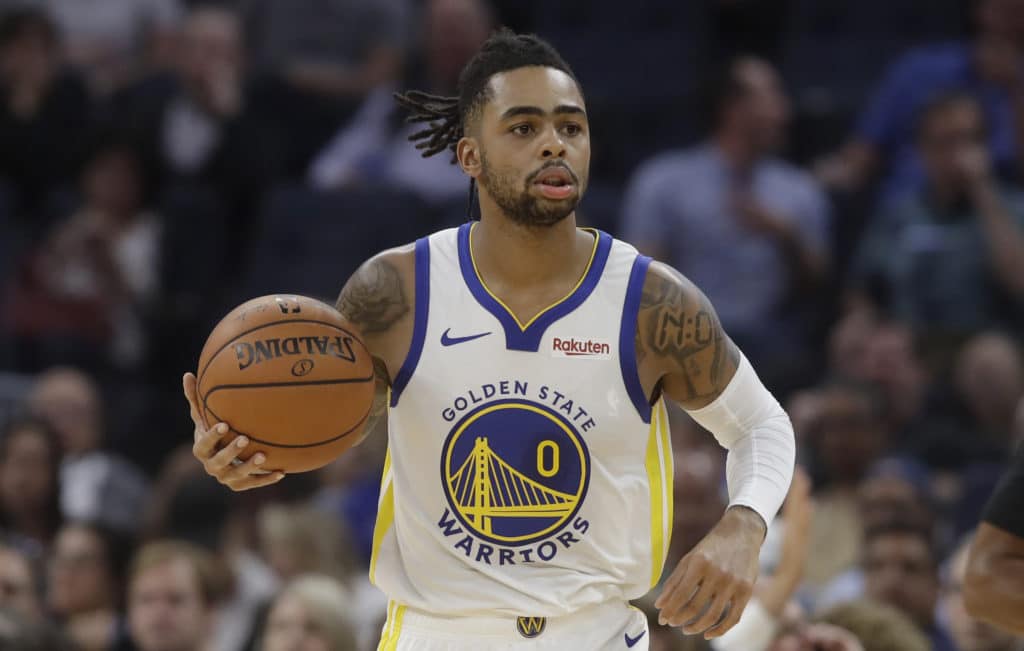 Golden State Warriors: D’Angelo Russell Out For Two Weeks With Sprained Thumb