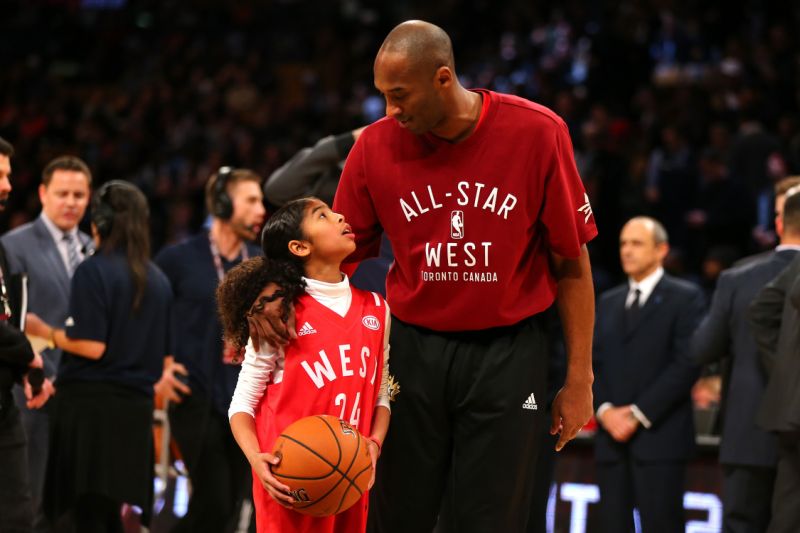 Kobe Bryant’s Daughter Shows Out In Practice And Hits His Fadeaway Jumper