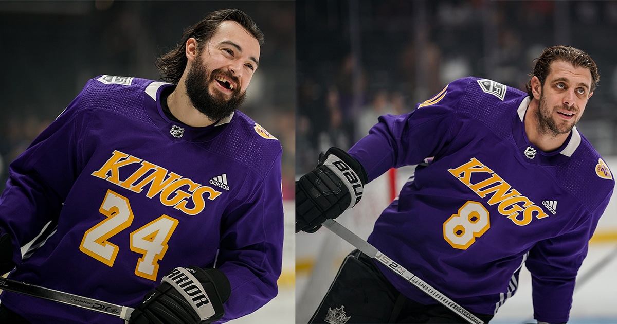 LA Kings Honor Late Kobe Bryant With Lakers-Themed Jerseys