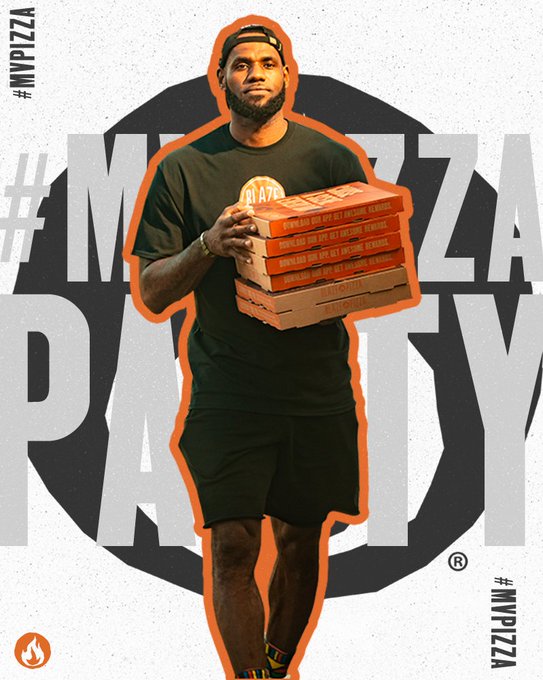 LeBron James and Blaze Pizza